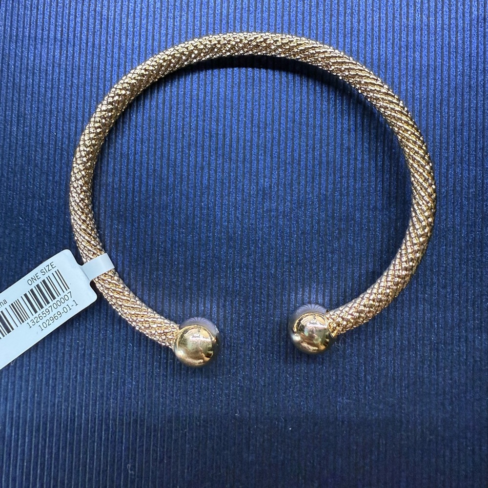 Banana Republic Gold-Tone Textured Bracelet